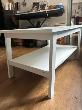 table basse blanche