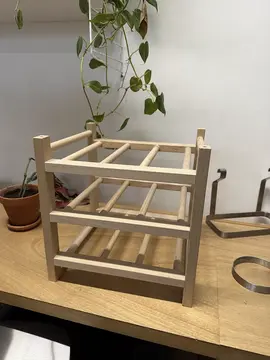 Range bouteilles en bois