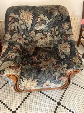 fauteuil et canapé assortis