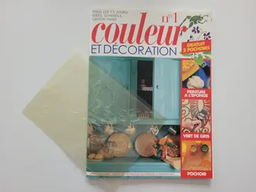 1 livret "Couleur et décoration" n°1 + pochoir