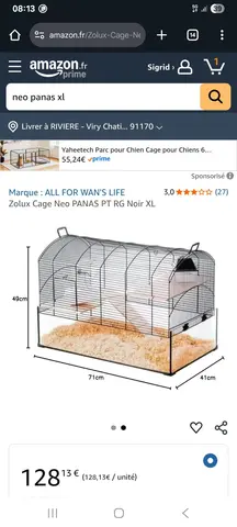 Grande cage rongeur gerbille hamster
