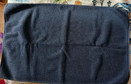 tapis de bain bleu marine, épais