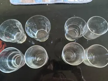 Lot de verres transparents