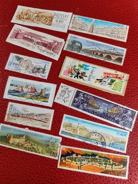 lot unique timbres Français..longs...