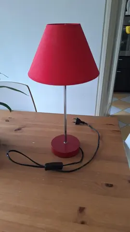 lampe rouge 50 cm