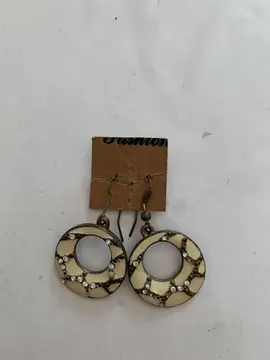 Boucles d'oreilles rondes fantaisies