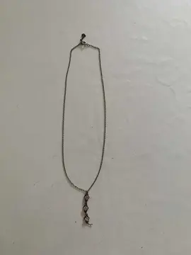 Collier fantaisie argent et rose