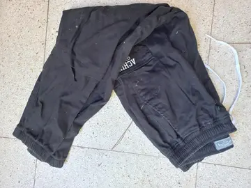 Pantalon noir en coton taille 13 ans