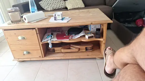 table basse, tiroir à bouteille