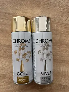 spay couleur argent et doré