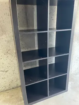 étagère Kallax IKEA noir