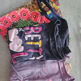 lot t shirt 8 ans