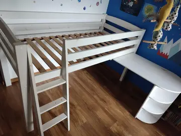 lit mezzanine avec bureau