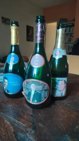 Bouteilles de champagne présidentiel