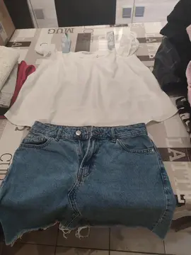 ensemble jupe plus haut femme tv38