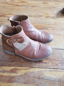 Bottines cuir enfants 32