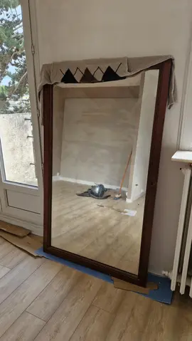 miroir ancienne armoire