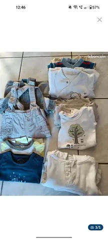 habits garçon taille naissance à 1 an