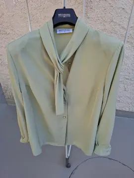 chemisier vert tilleul T46 Weinberg