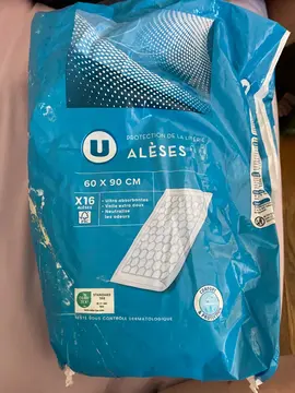 3 alèses et 3 serviettes hygiéniques nuit