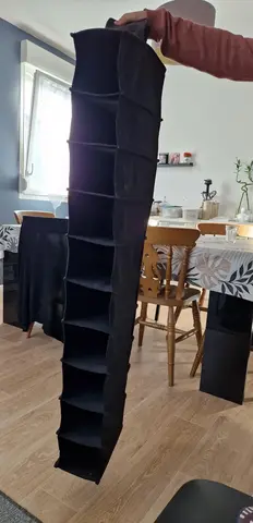 rangement tissus penderie