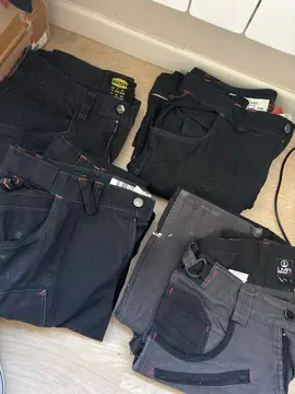 Lot 4 pantalons de travail