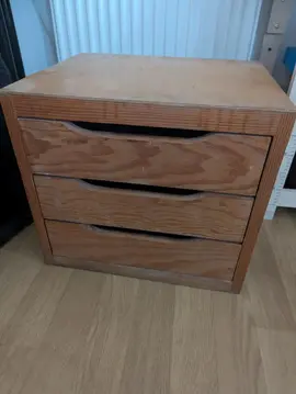 Caisson bois à tiroirs