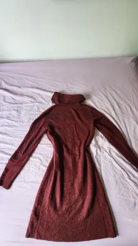 robe longue avec col roulé