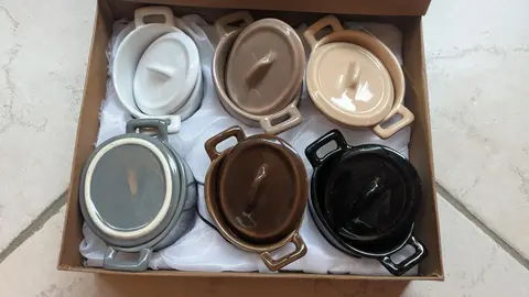 Petites cocottes en céramique