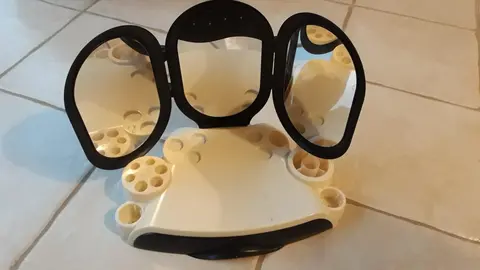 coiffeuse avec miroirs pour ado
