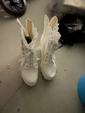 bottines blanches
