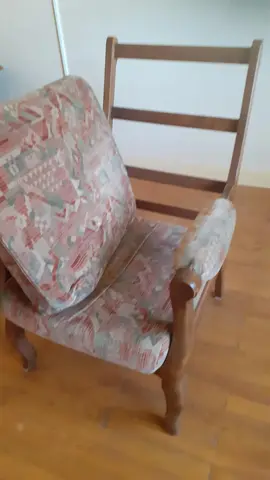 fauteuil vintage bois