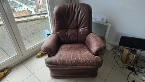 Grand fauteuil style anglais