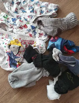 slip et chaussettes 6/8 ans