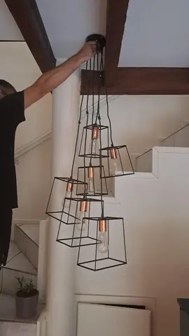 plafonnier multi hauteur (sans ampoule)