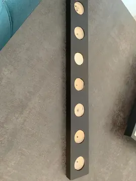 porte bougie bois