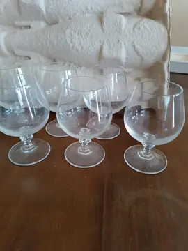 6 verres à cognac