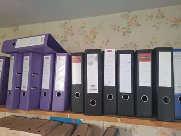 Lot de 10 Classeurs à levier Dos 8 cm 2 anneaux