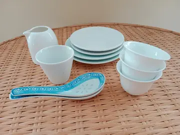 Lot de vaisselle en porcelaine
