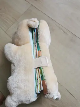livre peluche en tissu