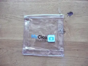 Petite pochettre transparente