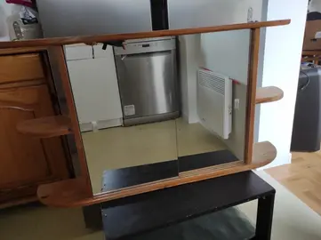 Armoire de toilette en pin a refaire