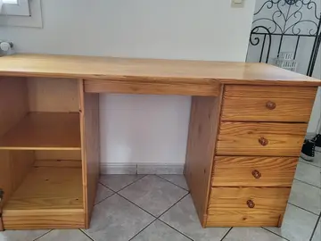 bureau en pin 145x55cm