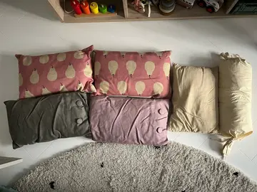 Set de coussins pleins & 2 housses de coussins
