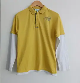 T shirt jaune et blanc. O kids. Taille 12 ans