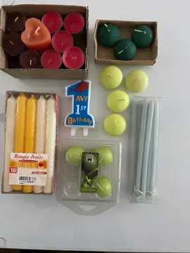 Bougies diverses