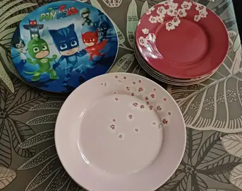 lot assiettes à dessert