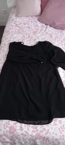 Robe voile noire