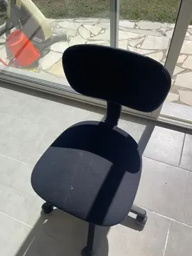 chaise bureau noire