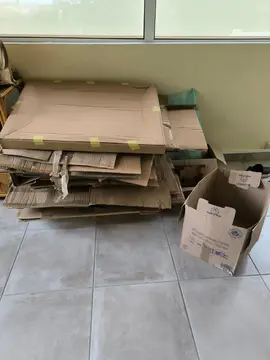 divers taille de cartons réutilisable